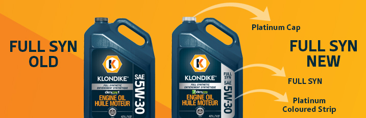 klamre sig tempereret heroin Differentiation of Full Synthetic from Synthetic Blend Packaging - KLONDIKE  Lubricants